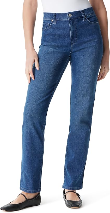Amanda Jeans Womens Classic Tapered
